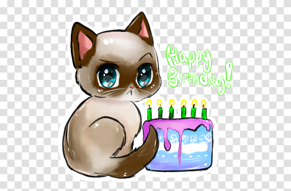 Grumpy Cat Happy Birthday To Grumpy Cat April Grumpy Cat, Cake, Dessert, Food, Birthday Cake Transparent Png