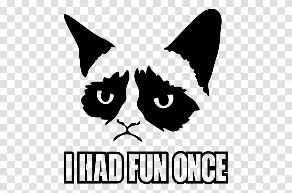 Grumpy Cat Minimalist, Gray, World Of Warcraft Transparent Png