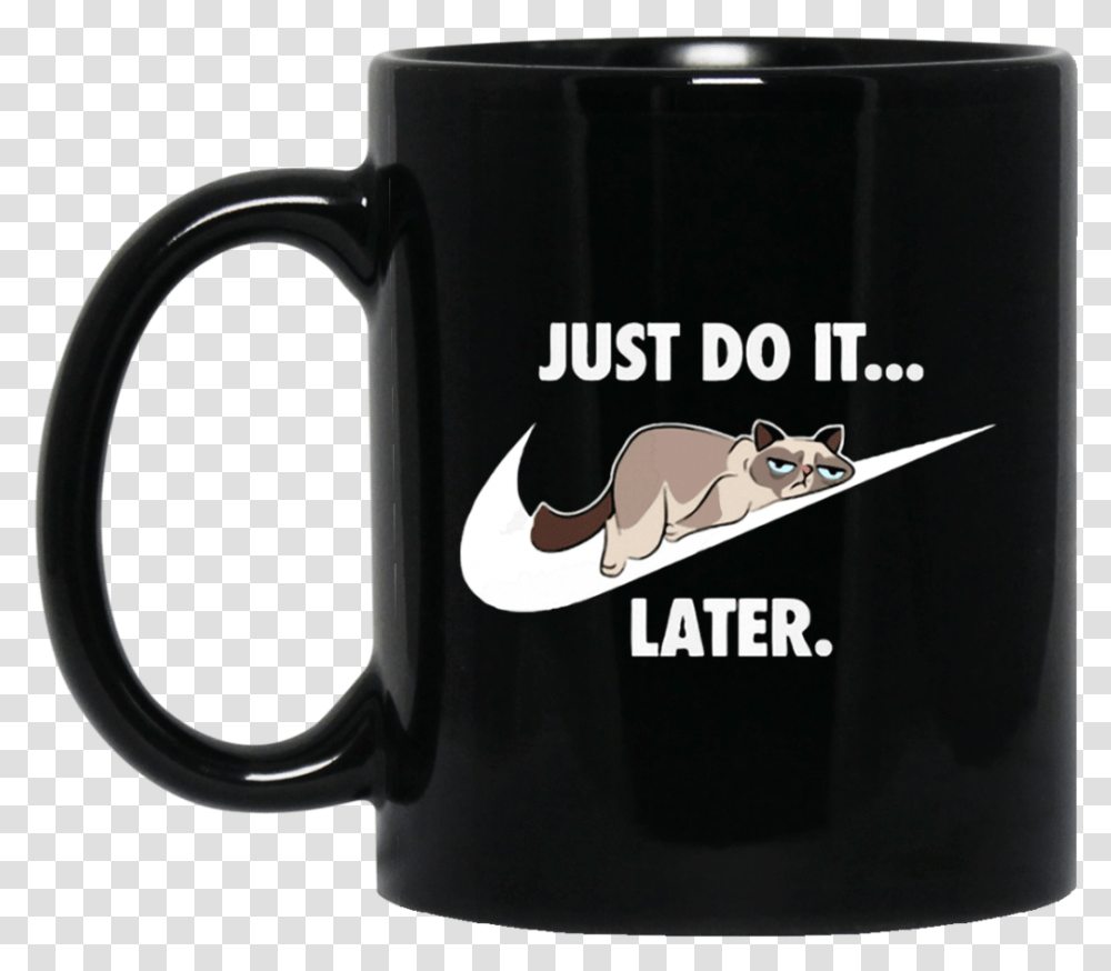 Grumpy Cat Mug Just Do It Later Coffee Mug Tea Mug Just Do It Later Snorlax, Coffee Cup Transparent Png