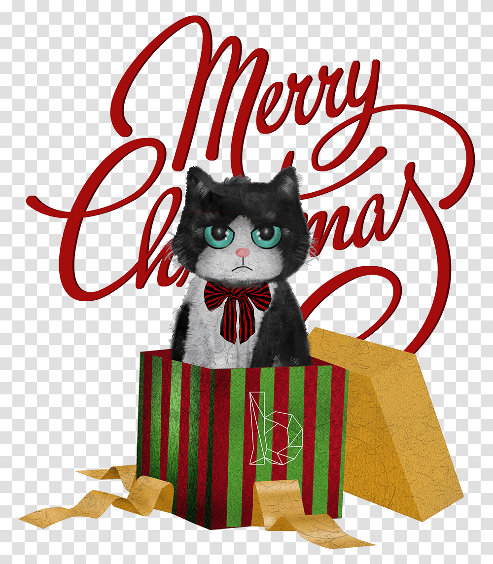 Grumpy Cat Thank You Clip Art Christmas Day, Animal, Elf, Gift, Text Transparent Png