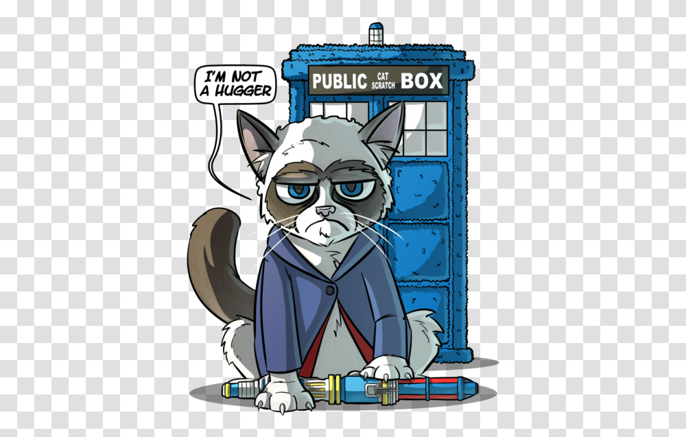 Grumpy Doctor Cat Cartoon, Comics, Book, Poster, Advertisement Transparent Png