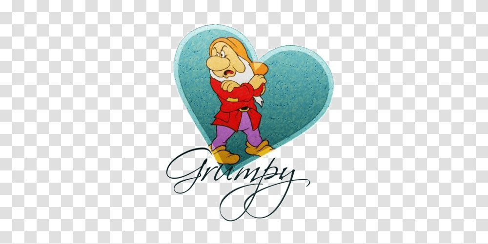 Grumpy Snow White Dwarf Pic, Label, Sticker, Heart Transparent Png