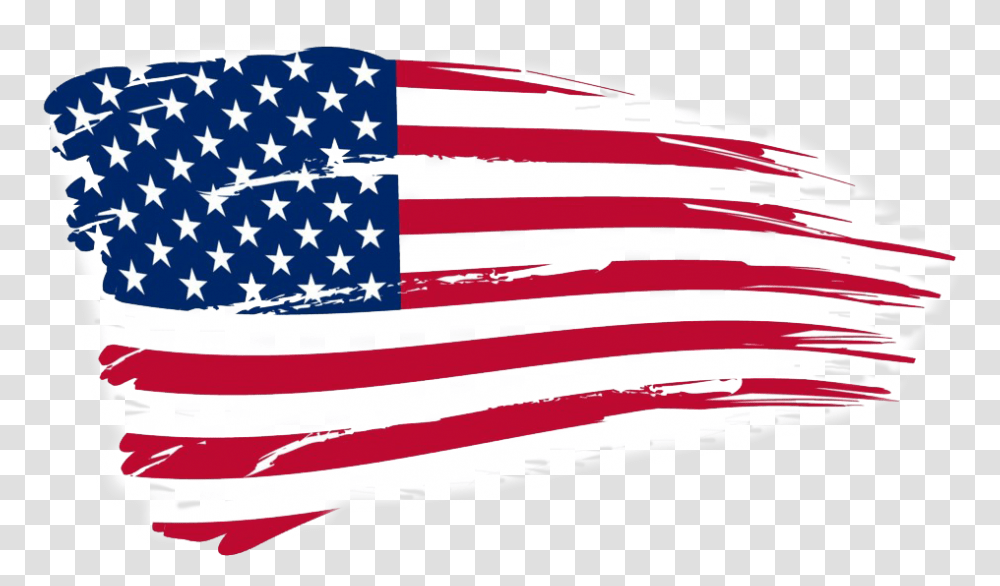Grunge American Flag American Flag No Background, Symbol Transparent Png