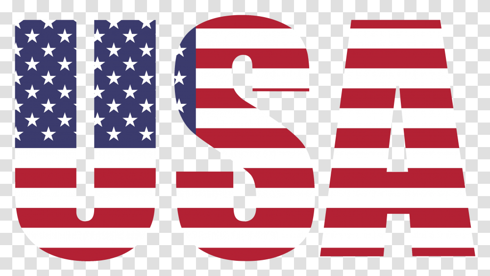 Grunge American Flag Usa Flag, Number, Label Transparent Png