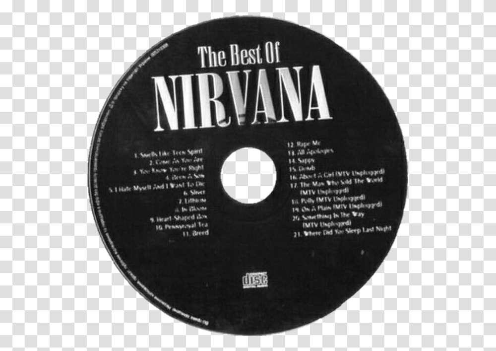 Grunge Band Aesthetic Nirvana Edgy Music Black Nirvana, Disk Transparent Png