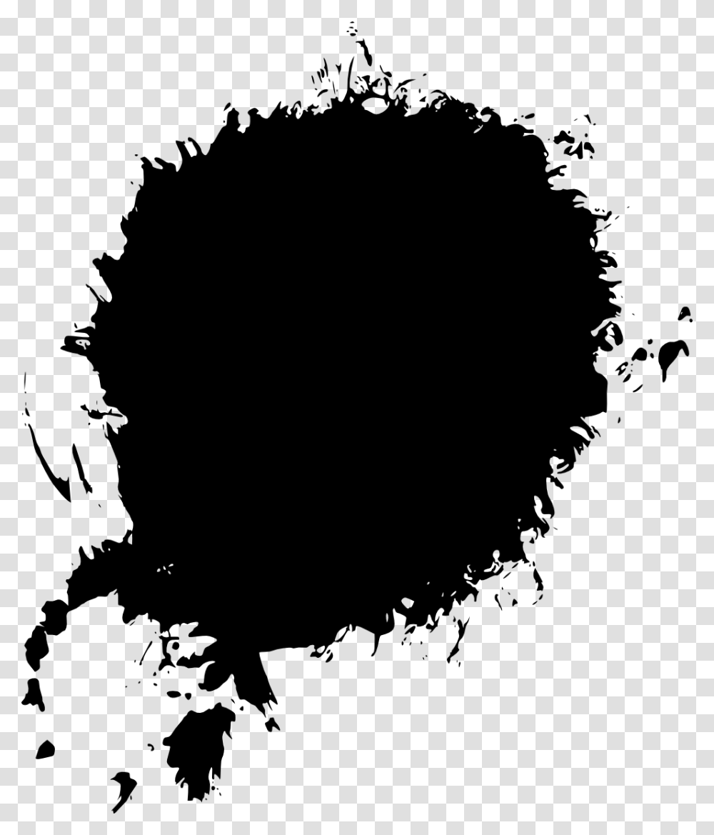Grunge Circle Dot Circle Grunge, Silhouette, Stencil, Bird, Animal Transparent Png