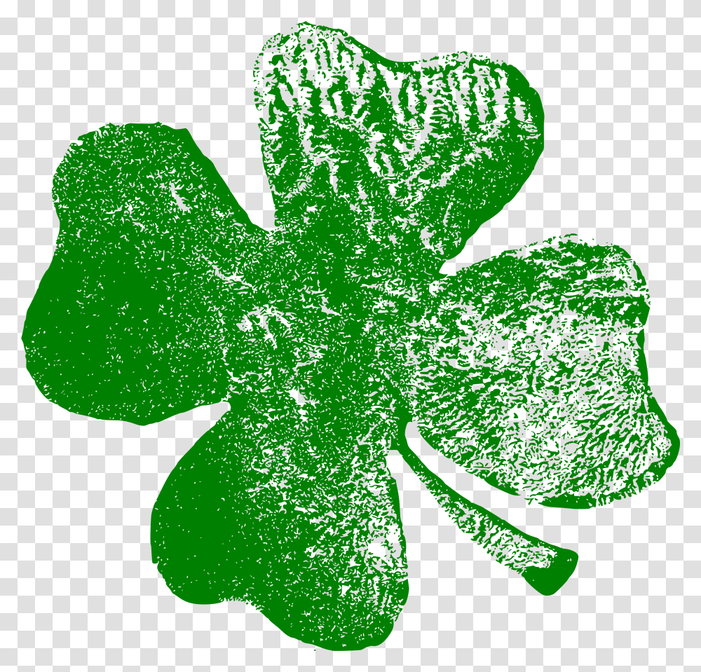 Grunge Clover Onlygfxcom Shamrock, Leaf, Plant, Symbol Transparent Png