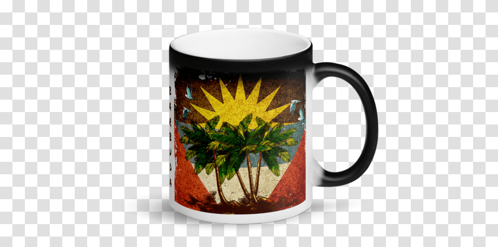 Grunge Flag Matte Black Magic Mug Mug, Coffee Cup, Tree, Plant, Leaf Transparent Png