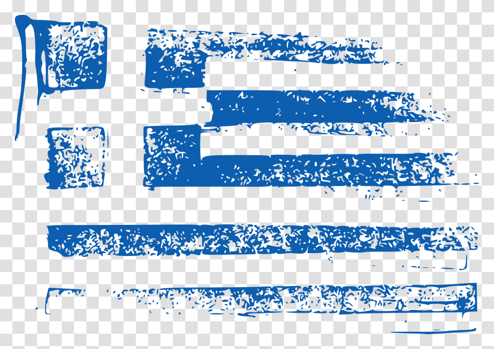 Grunge Flag Of Greece 4 Greek Flag, Alphabet, Number Transparent Png