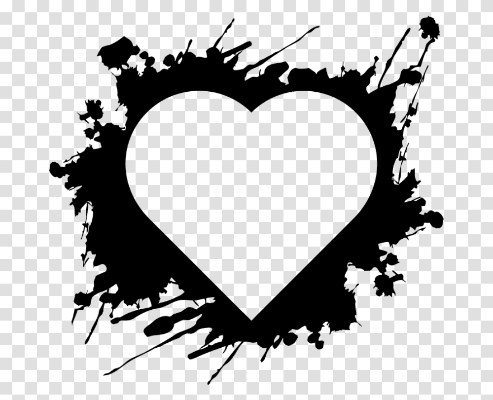 Grunge Grungeeffect Grungeeffects Hearts Heart Heart Splatter Svg, Gray, World Of Warcraft Transparent Png