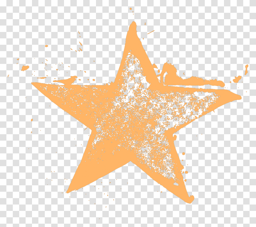 Grunge Star Star Stamp, Star Symbol, Cross Transparent Png