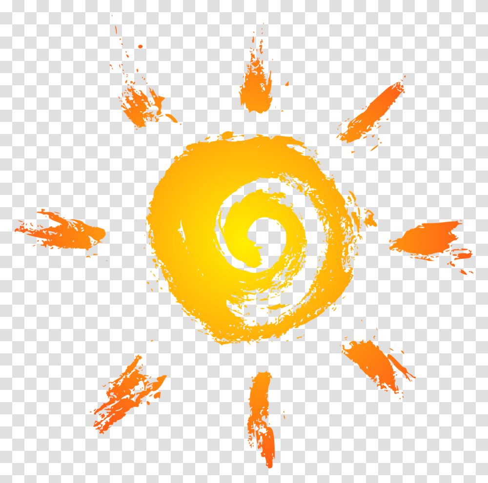 Grunge Sun 4 Sun Vector Grunge, Floral Design, Pattern Transparent Png