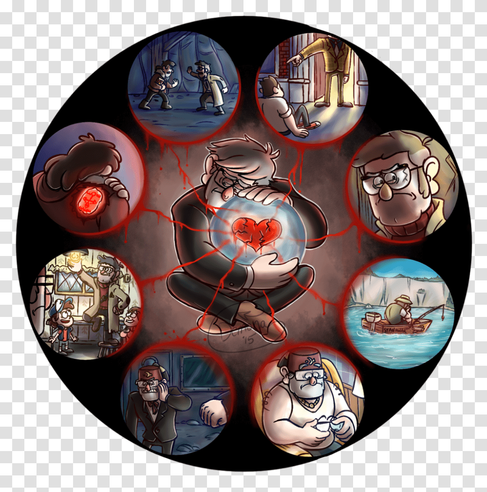 Grunkle Stan Gravity Falls Stan Heart, Ball, Sphere, Glasses, Accessories Transparent Png