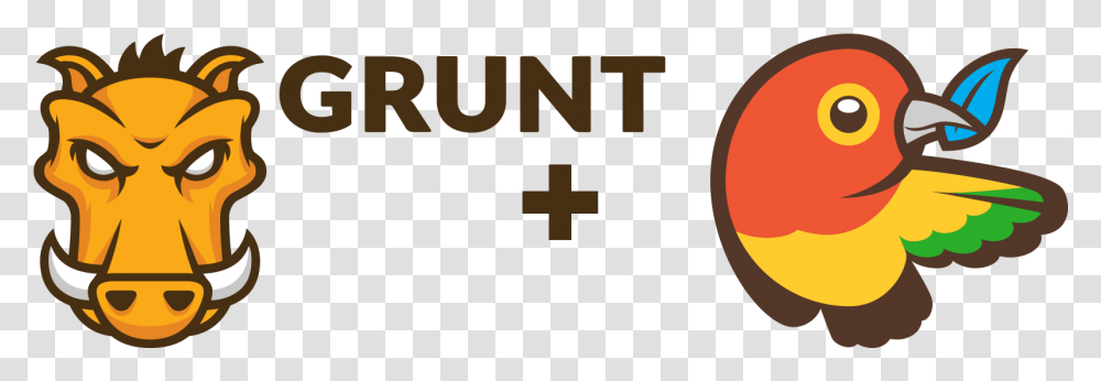 Grunt And Bower Logo Javascript Tools, Alphabet, Word Transparent Png