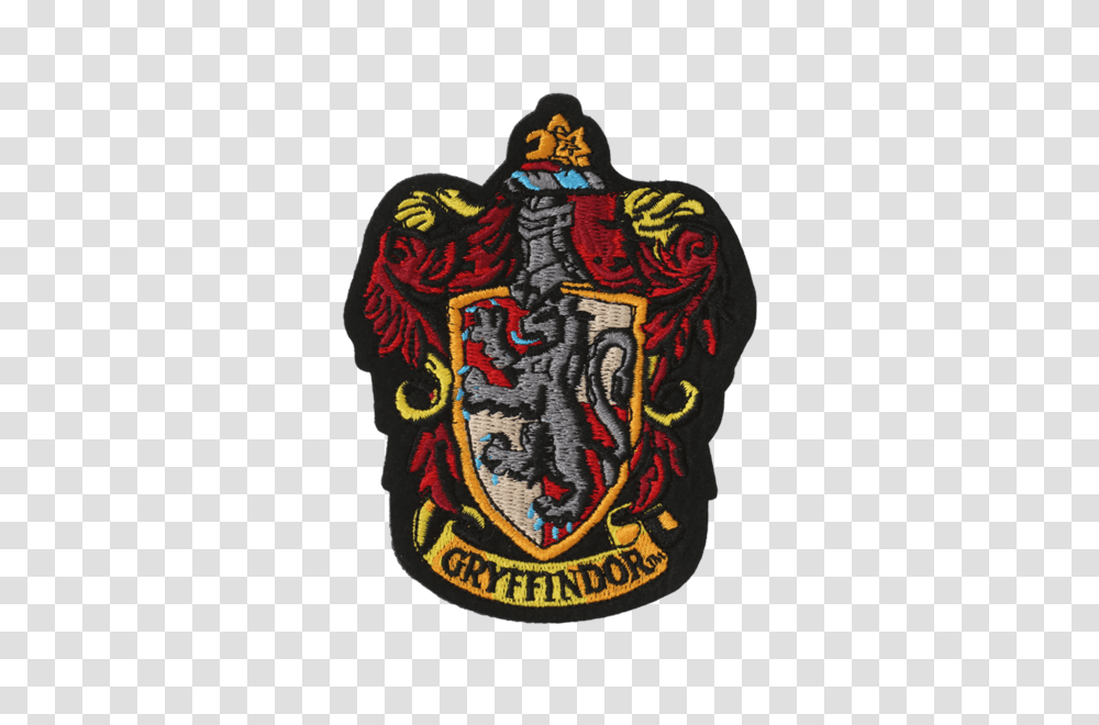 Gryffindor Embroidered Crest Patch, Armor, Shield, Person, Human Transparent Png