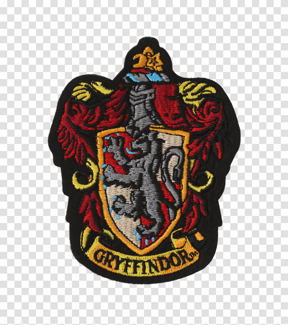 Gryffindor Embroidered Crest Patch In Harry Potter, Armor, Rug, Logo Transparent Png