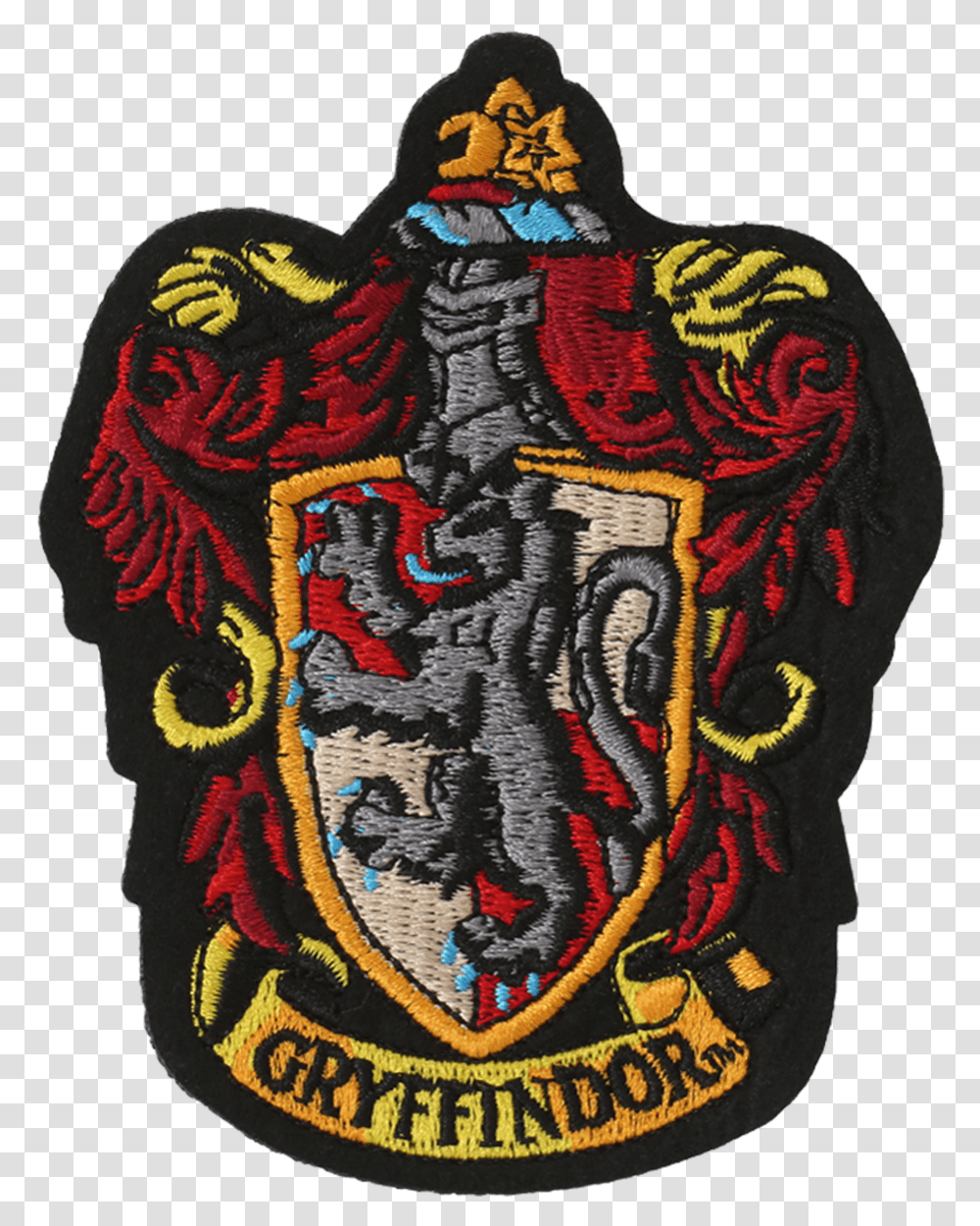Gryffindor Embroidered Crest Patch001 V Gryffindor Crest, Apparel, Rug, Vest Transparent Png