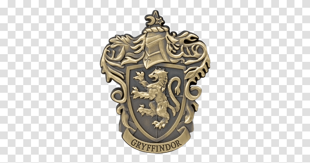 Gryffindor Metal Crest Magnet Gryffindor Logo Metal, Cross, Symbol, Trademark, Armor Transparent Png