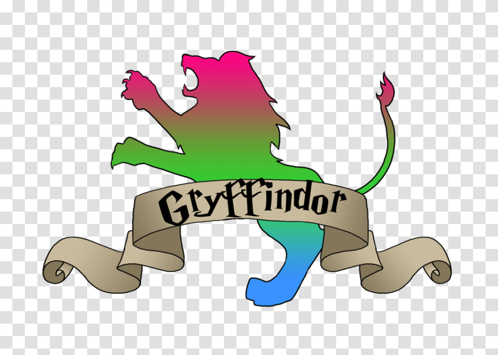 Gryffindor Poly Pride Sticker Moosehat, Person Transparent Png