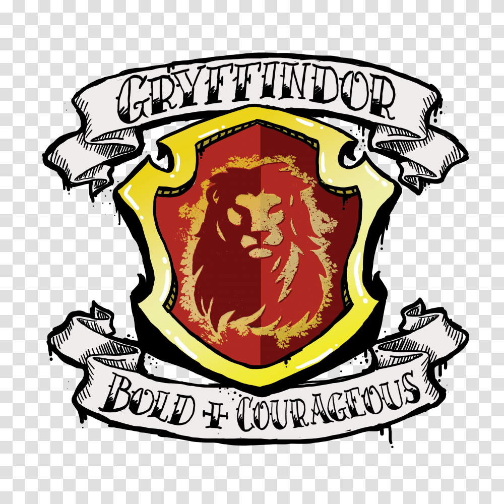 Gryffindor Pride My Art In Hogwarts Crest, Logo, Trademark, Badge Transparent Png