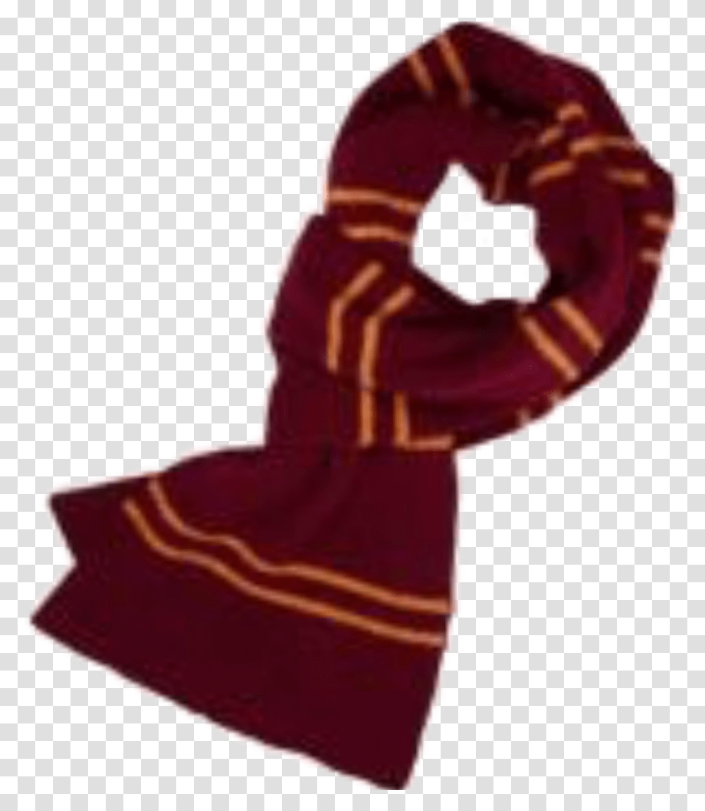 Gryffindor Scarf Harry Potter Pngs Aesthetic, Apparel, Bread, Food Transparent Png