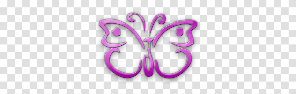 Gs Downloadfree4u Butterfly Swallowtail Butterfly, Neon, Light, Purple, Scissors Transparent Png