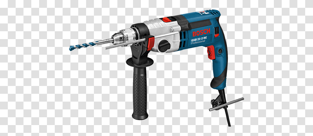 Gsb Re Keyed Professional Impact Drill Bosch, Power Drill, Tool Transparent Png