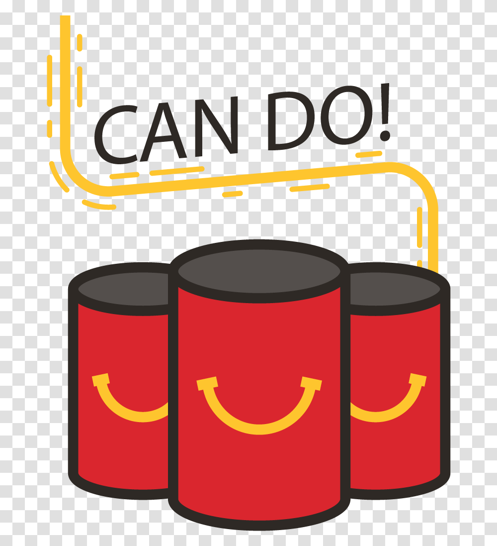 Gsrg Canned Food Drive Symbols For Ronald Mcdonald House, Bomb, Weapon, Weaponry, Dynamite Transparent Png