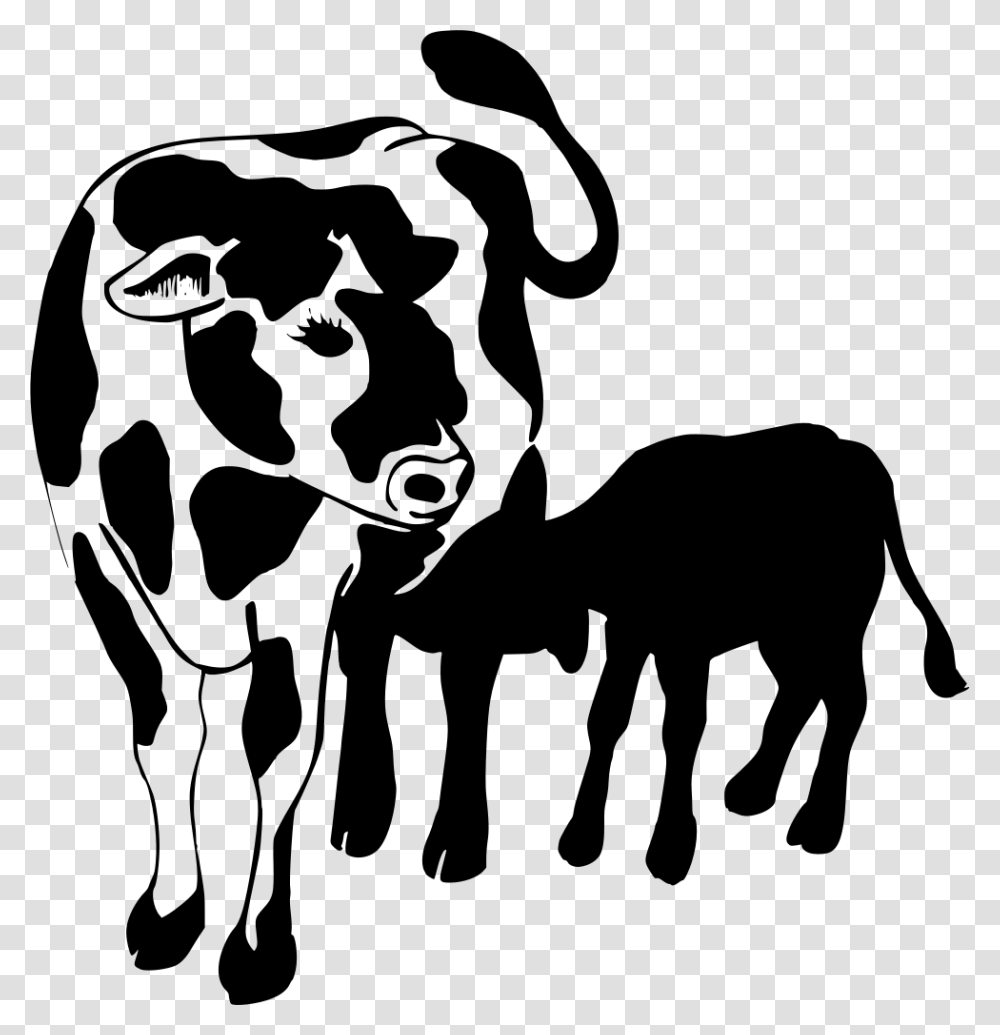 Gt Animal Cow Feeding Mother, Gray, World Of Warcraft Transparent Png