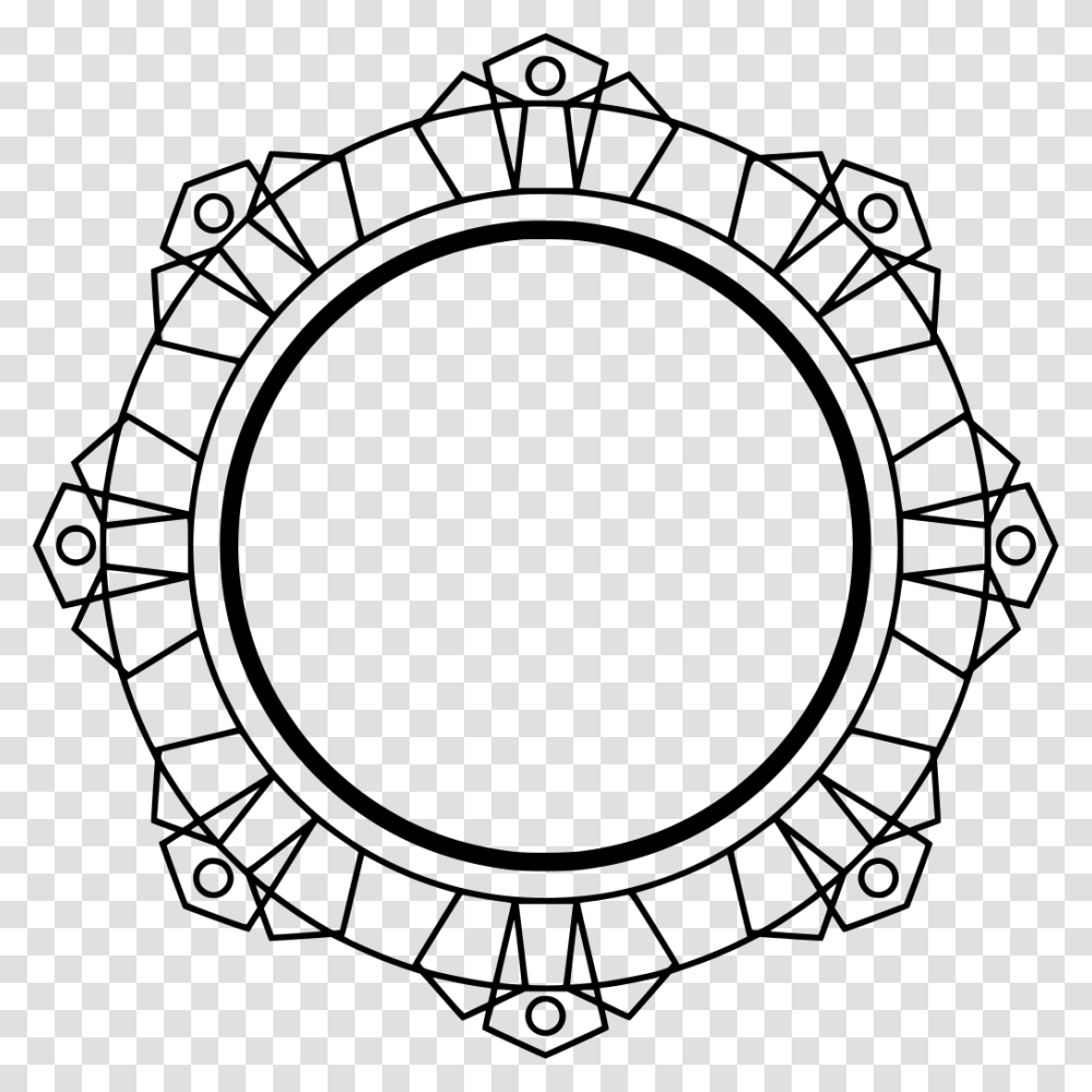 Gt Art Deco Frame, Gray, World Of Warcraft Transparent Png