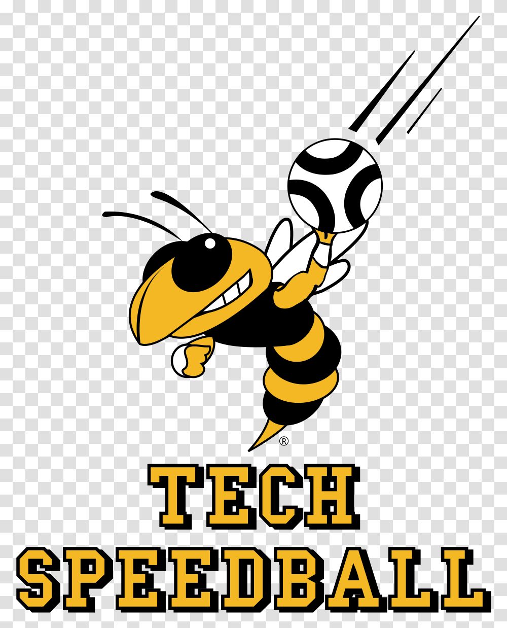 Gt Club Speedball Logos Georgia Tech Georgia Tech Yellow Jackets, Label, Poster, Advertisement Transparent Png