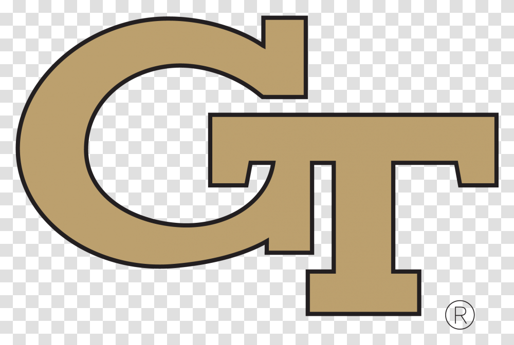 Gt Logo Georgia Tech Athletics Logo, Symbol, Trademark, Word, Text Transparent Png