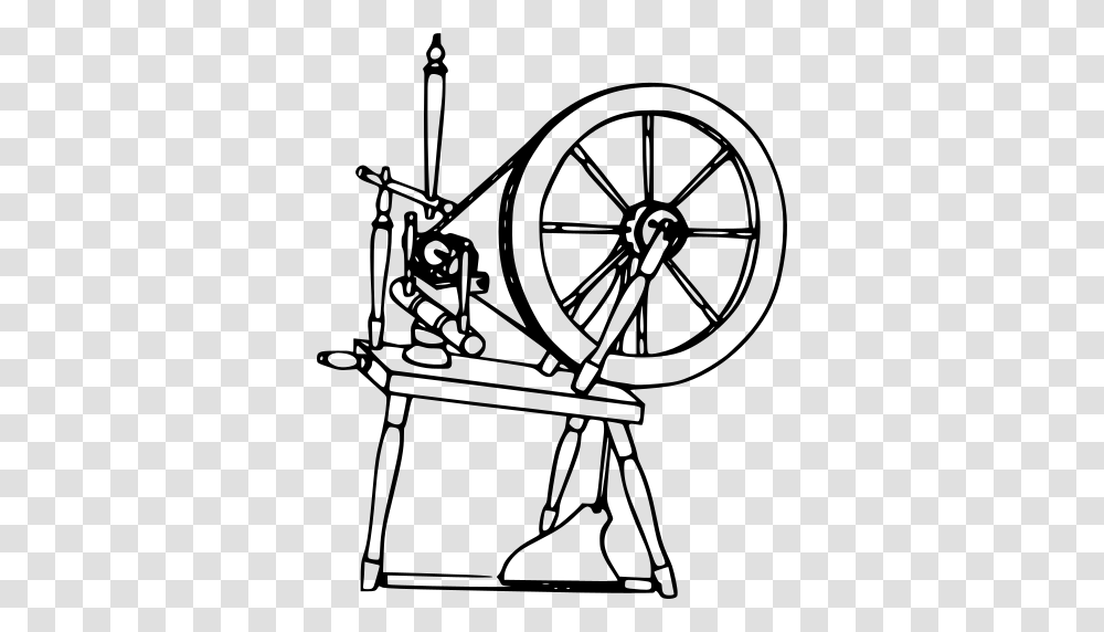 Gt Spinning Textile Yarn Wheel, Gray, World Of Warcraft Transparent Png