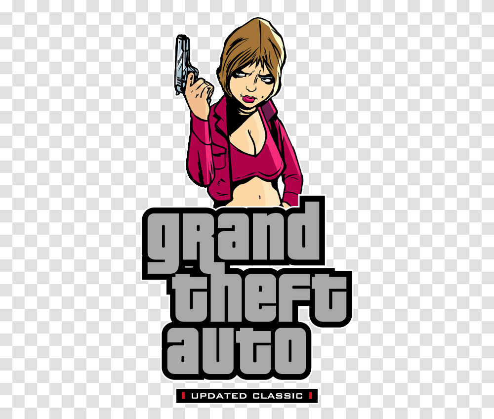 Gta 3 Eng Grand Theft Auto Liberty City Stories, Person, Human, Comics, Book Transparent Png