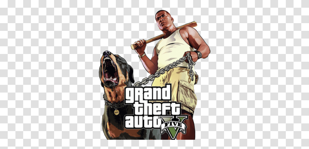 Gta 5 Franklin Chop Ps Trevor Grand Theft Auto V, Person, Human, People, Team Sport Transparent Png