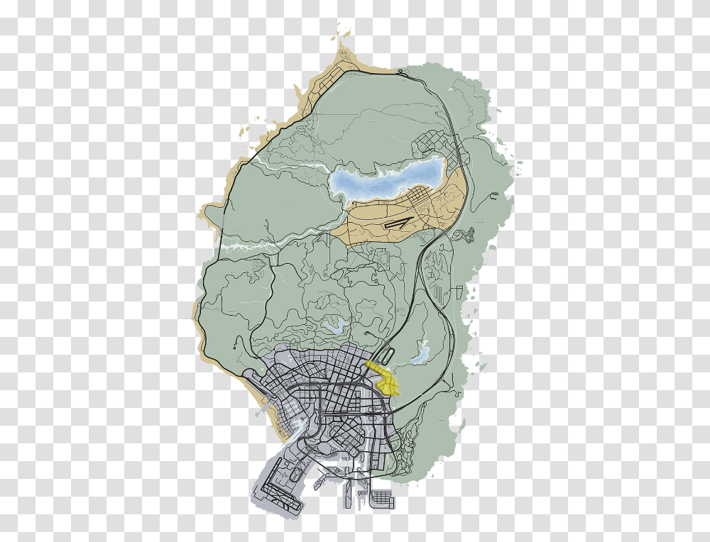 Карта гта 5 площадь