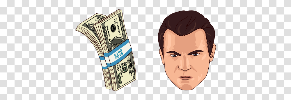 Gta 5 Michael And Money Cursor - Custom Browser Extension Cash, Person, Human, Dollar Transparent Png