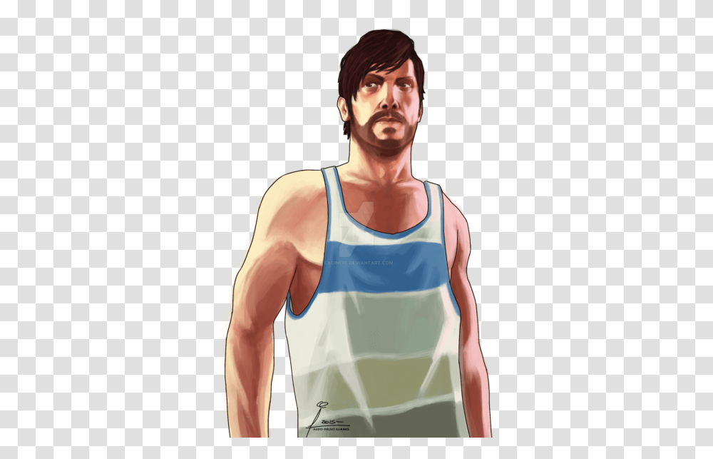 Gta, Game, Person, Undershirt Transparent Png