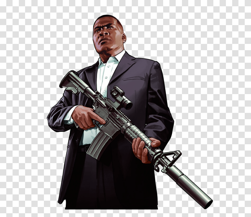Gta, Game, Person, Human, Weapon Transparent Png