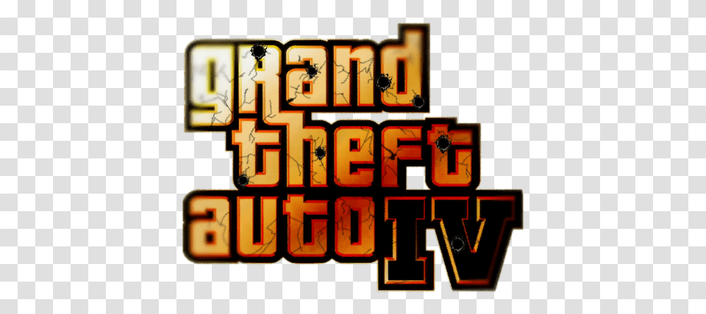 Gta Gaming Archive Gta 4 Logo Hd, Text, Alphabet, Neon, Light Transparent Png