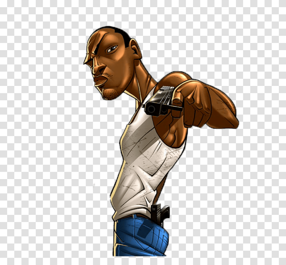 Gta Gta San Andreas Cj, Person, Sport, Fitness, Working Out Transparent Png