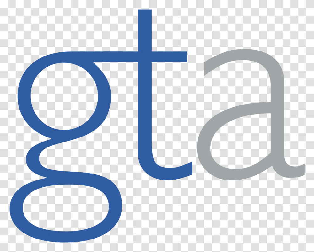 Gta Logo Electric Blue, Alphabet, Number Transparent Png