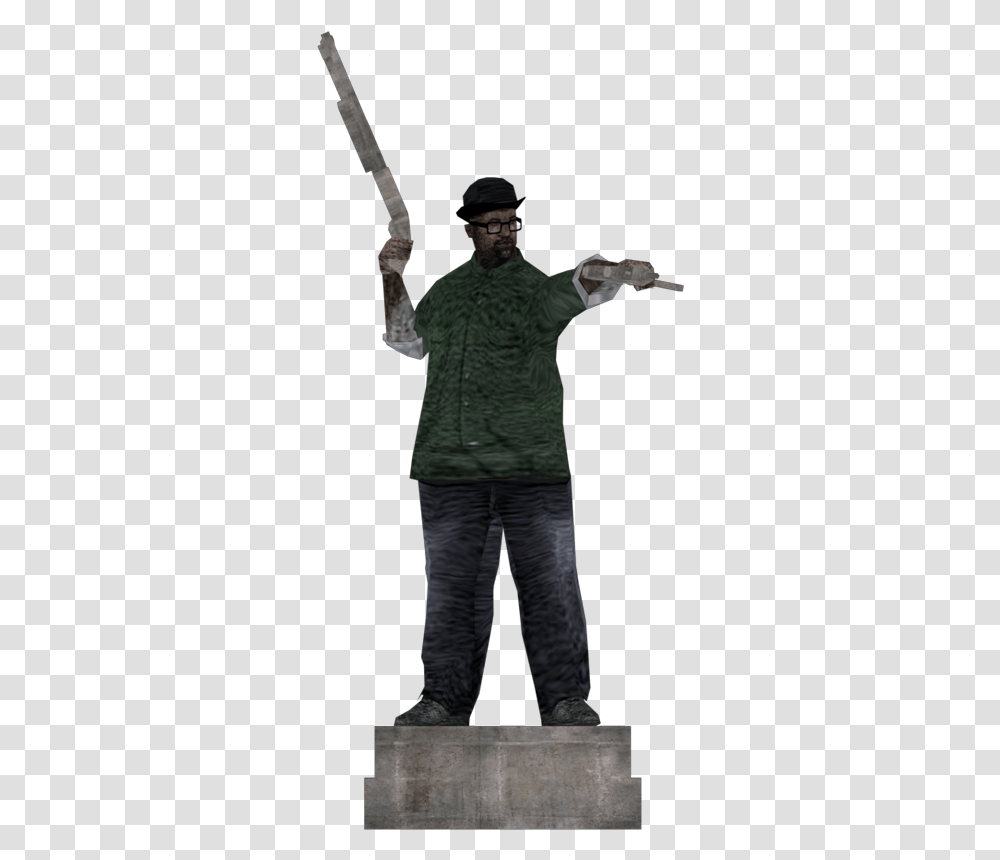 Gta Sa Big Smoke Statue, Sleeve, Person, Long Sleeve Transparent Png