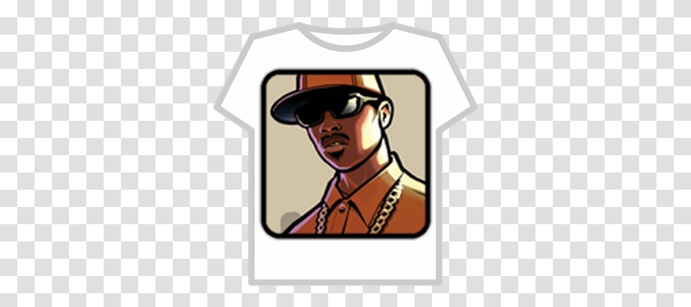 Gta Sa Logo Roblox Gta San Andreas Profile, Clothing, Sunglasses, Accessories, Person Transparent Png