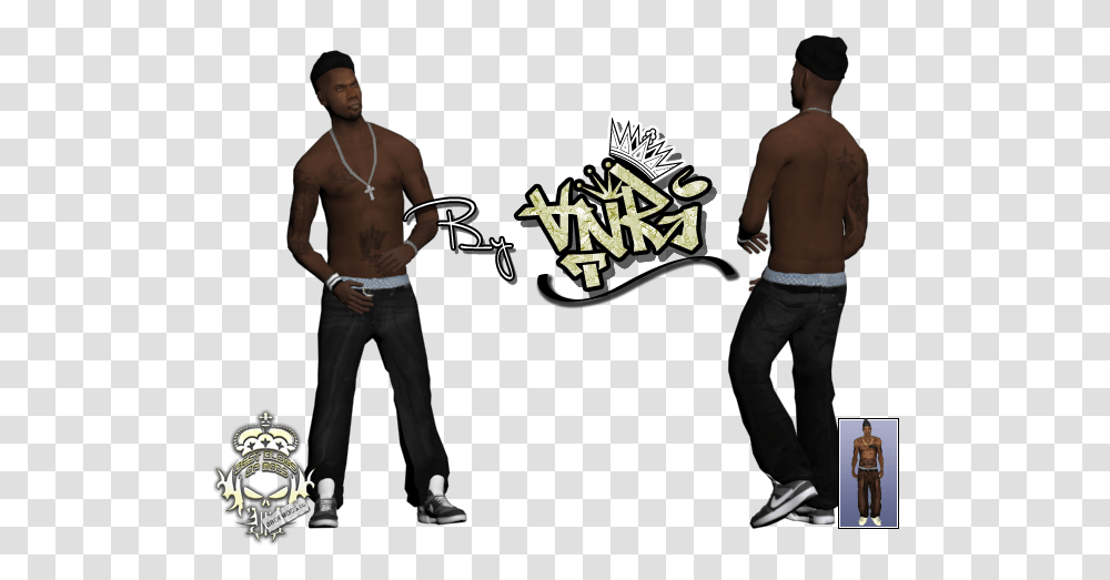 Gta Sa Skin, Person, Man, Pants Transparent Png