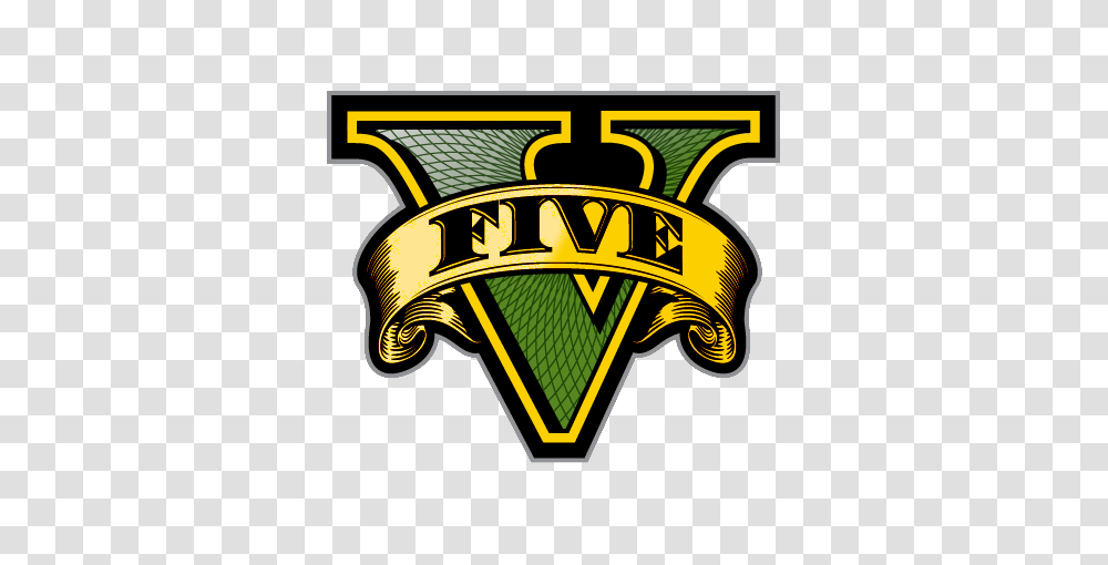 Gta V Gold Logo, Trademark, Badge, Emblem Transparent Png