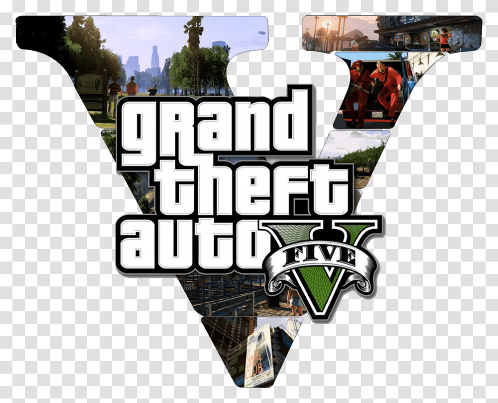 Gta V Logo Photo Grand Theft Auto 5, Person, Human, People Transparent Png