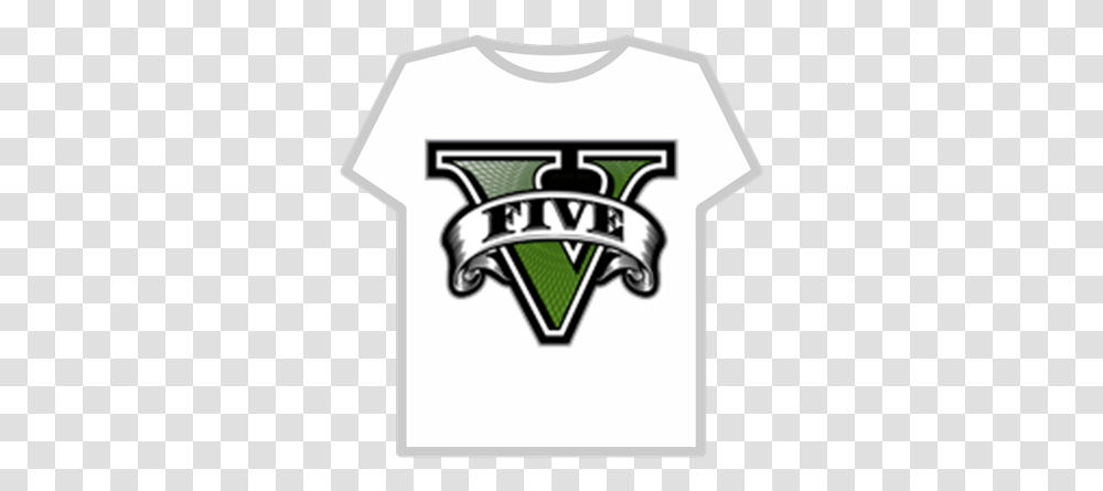 Gta V Logo Shirt Gta V Logo, Clothing, Apparel, Text, Jersey Transparent Png