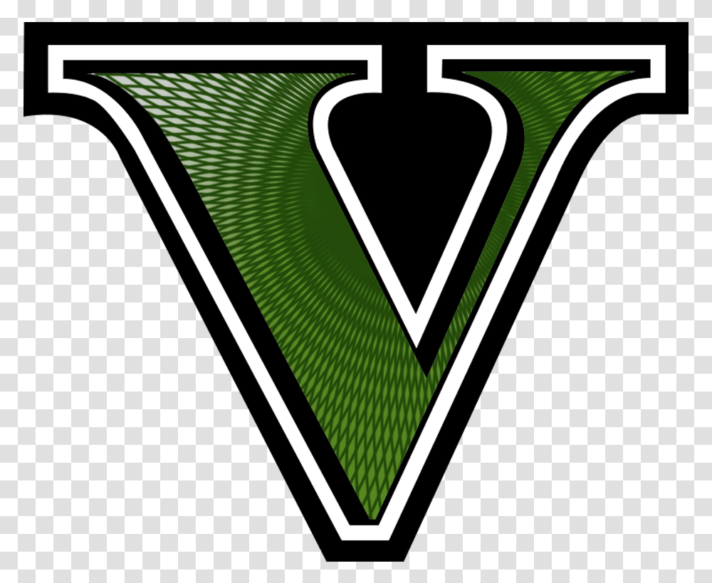 Gta V Logo V, Label, Triangle, Sticker Transparent Png