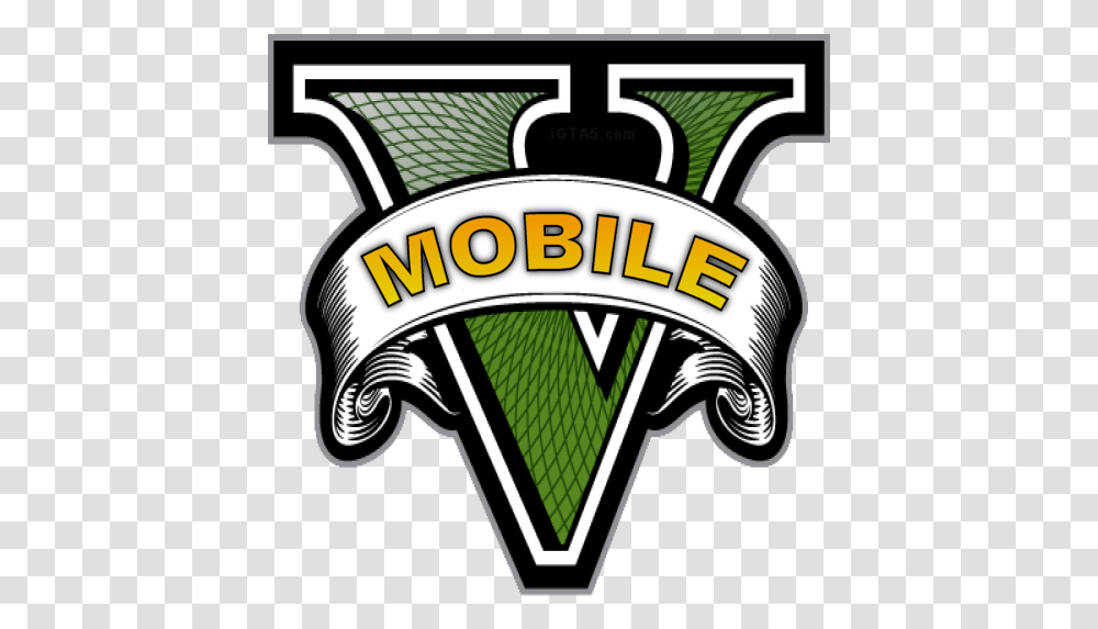 Gta V Mobile Mixrank Play Store App Report Grand Theft Auto V, Logo, Symbol, Emblem, Text Transparent Png